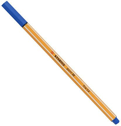 Пенкало Stabilo Fineliner Point 88 (54K002C), сино