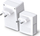 Adapter powerline TP-Link AV600, 600Mbps, Wi-Fi, i bardhë