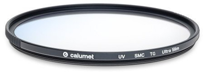Filtër UV Calumet 77mm SMC TG Ultra Slim, xham optik, i zi