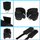 Rrip për kyçin e këmbës për palestër Ankle Strap, set me 2 copë, me jastëk neopren, ngjyrë e zezë