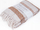 Plaid Home Styling Collection, pambuk jacquard, 130 x 170 cm, bezhë me portokalli