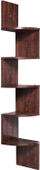 Raft muri për qoshe VASAGLE Corner Shelf, 5 nivele, dru rustic brown