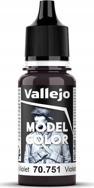 Bojë akrilike Vallejo Model Color VJP70751, 18ml, Black Violet