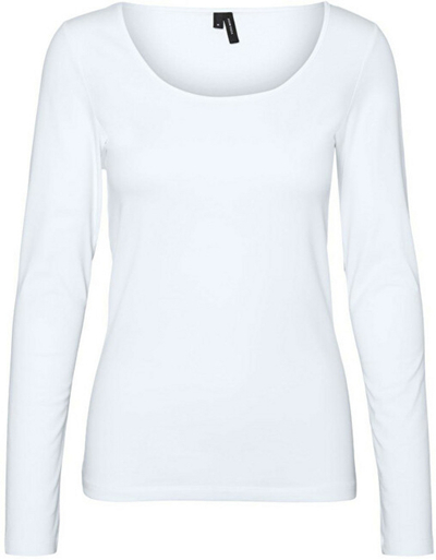 Bluzë Vero Moda VMMAXI Tight Fit 10228809 Bright White