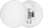 Lampë tavani Orno MARIN, 60W E27, me sensor lëvizjeje, IP44, e bardhë