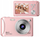 Kamera digjitale XREC Q18, 64MP, 4K 30fps, 18x zoom, rozë
