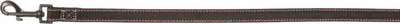 Litar për qen Trixie Native, S – M, 1 m x 15 mm, i zi