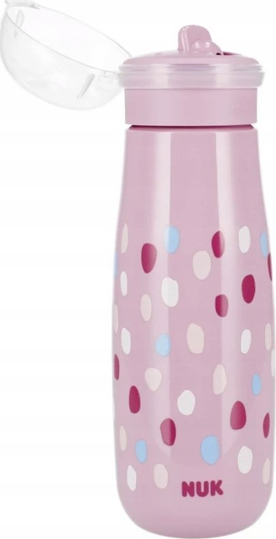 Gotë për kalamaj NUK Mini-Me Flip, 450ml, 12 muaj+, rozë