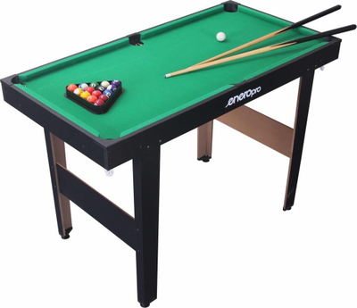Tavolinë bilardo Enero Pro, 121x61x79 cm, MDF, e zezë