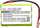 Bateri për monitor bebe CoreParts MBXBPH-BA035, 700mAh, 3.6V, jeshile