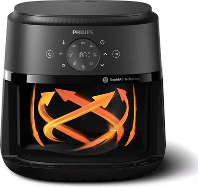 Fritezë ajri Philips 2000 Series NA231/00, 1700W, 6.2L, e zezë