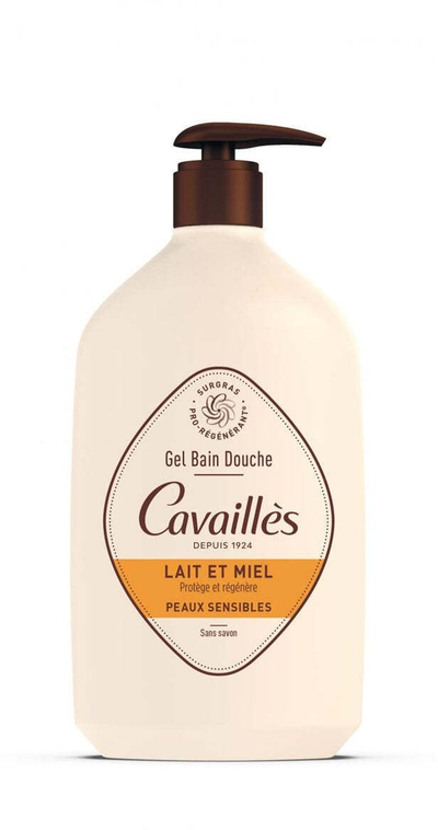 Xhel dushi Cavaillès Milk and Honey, lëkurë e ndjeshme, 1L