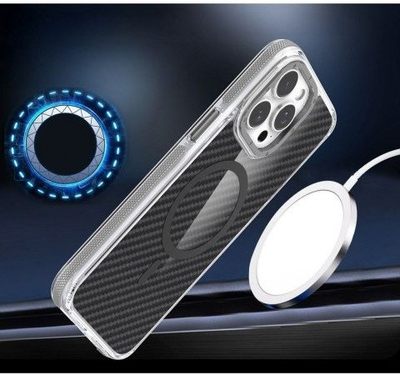Kapak mbrapa COFI Fiber Case për iPhone 17 Pro, unazë magnetike, gri