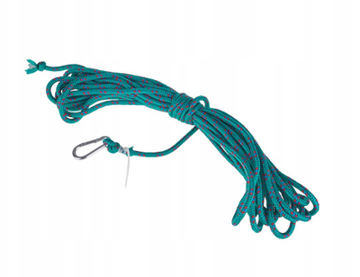 Set pastrimi oxhaku Geko Round Wire, furçë 250mm, litar 10m me peshë, i zi