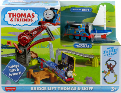 Fisher-Price Tom dhe Shokët: Set treni me urë ngritëse