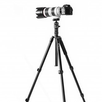 Tripod fotografik Fotopro A5i FPH-55QS, kokë sferike, alumini, i zi