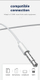 Kufje in-ear me tela Jellico EP3A me mikrofon, kabllo 1.2 m, jack 3.5 mm, ngjyrë e bardhë