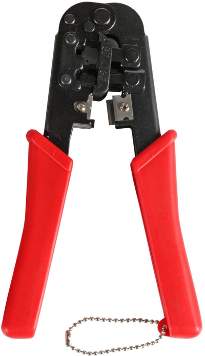 Set veglash rrjeti EFB Elektronik 39919.1V2, tester LAN, mjet krimpimi RJ11 RJ12 RJ45, shumëngjyrësh