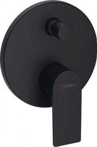 Rubinet vaskë Hansgrohe Rebris E 72468670, për montim të fshehtë, pa trup të fshehtë, i zi mat