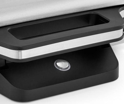 Sanduiç toaster WMF Lono 0415150011, pllaka jo-ngjitëse, argjendtë e zezë