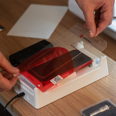 Film mbrojtës ekrani Forcell Flexible HD, për prerje me plotter, set 25 copë, transparent