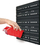 Panel për me var veglat Orderline, me 7 kuti plastike, 40 x 16.5 x 40 cm