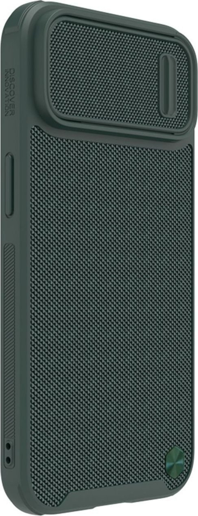 Kuti mbrojtëse Nillkin Textured S Magnetic, për iPhone 14, MagSafe, e gjelbër