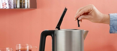 Shtekator elektrik Tefal Bronx, 1.7L, çelik inox, ngjyrë argjendi