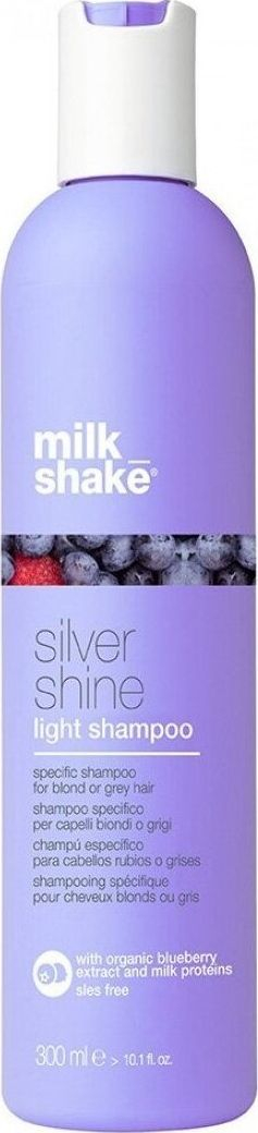 Shampo për flokë biondë Milk_shake Silver Shine Light, 300ml