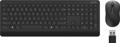 Komplet tastierë dhe maus Microsoft Wireless Desktop 900, pa kabëll, i zi