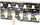 Set llampa LED Blow 87-438, GU10, 8W, dritë e bardhë neutrale