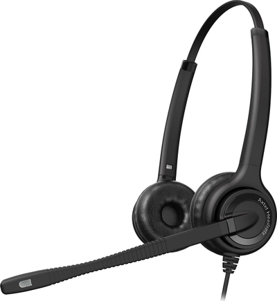 Kufje Axtel Elite UC, USB A, stereo, me mikrofon, të zeza