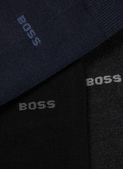 Set çorape për meshkuj Hugo Boss, nr. 40-46, 3 copë, të zeza