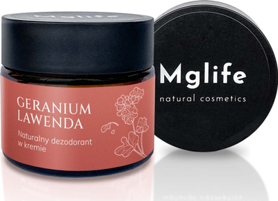 Deodorant krem Mglife Natural, Geranium Lavender, 50 ml