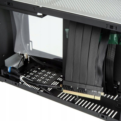 Kasë DAN Cases A4-SFX V4 Mini-ITX, e argjendtë, Mini Tower