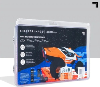 Makina lodër me telekomandë Sharper Image RC Jump Rover, me drita LED, e rikarikueshme, e kuqe