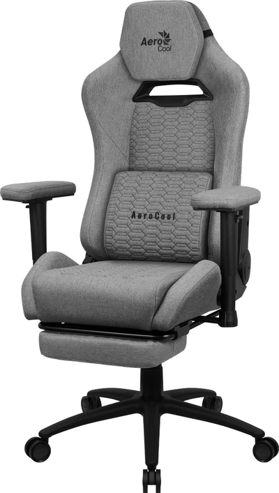 Karrige lojrash Aerocool Royal AeroWeave, deri 150 kg, krahë 2D, gri