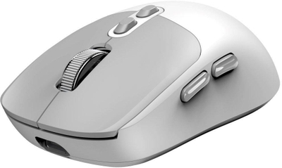 Mouse wireless Genius NX-8080S BT, 1600 DPI, optik, i bardhë-gri