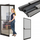 Derë me rrjetë kundër mushkonjave Easy Life Basic Plus, alumin 100x215 cm, antracit