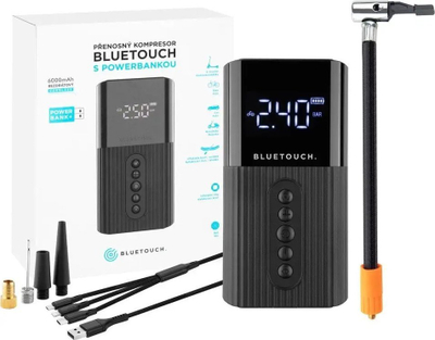 Kompresor portativ Bluetouch U783, 150 psi, bateri 6000 mAh, i zi