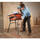 Sharrë tavoline Black&amp;Decker BES720, 1800 W, teh 254 mm, portokalli