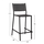 Stol Olympias metalik i zi 47×58×111 cm (HM5528.01), zezë