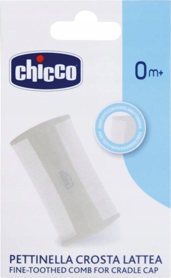 Krehër Chicco për krustat e kokës, për foshnja 0m+, 1 copë, i bardhë