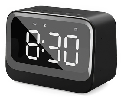 Orë alarmi Denver EC-54B, Bluetooth 5.3, altoparlant 3W, e zezë