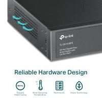 Switch rrjeti TP-Link TL-SG1428PE, 28 porta Gigabit, 24 porta PoE+, i zi