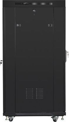 Kabinet rrjeti Lanberg Standing Cabinet 19" FF01-6827-23BL, 27U, me ventilatorë, i zi