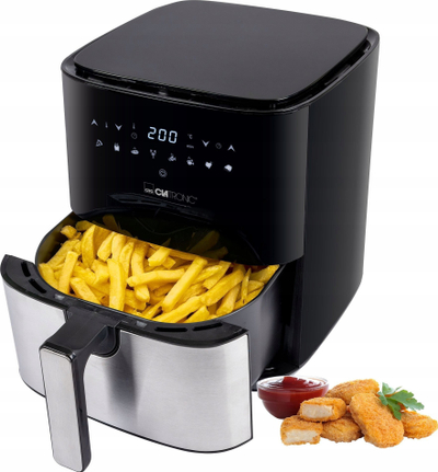 Fritezë me ajër të nxehtë Clatronic FR 3782 H, 5L, 1450W, e zezë