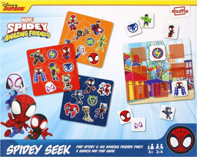 Loja me tabela Spidey and Friends Spidey Seek, për kalamaj