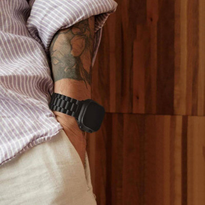 Rrip ore Tech-Protect Stainless Pro për Apple Watch, çelik inox, 42-49mm, titanium