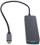 USB hub wt.a-4xgn.a hub-03, 4x USB 3.0, 1x USB C, metalik argjendtë